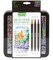 Crayola Signature Brush & Detail Dual-Tip Markers W/Tin-Assorted Colors 16/Pkg